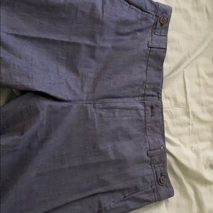 Chambray dress pant